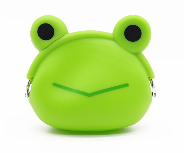 硅膠零錢袋，青蛙硅膠錢包，學(xué)生硅膠錢袋